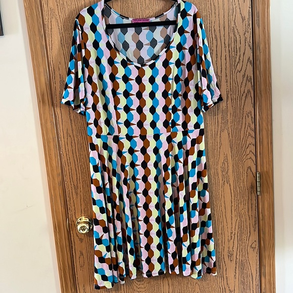 Melissa Masse Dresses & Skirts - Melissa Masse Dress Multicolor Abstract